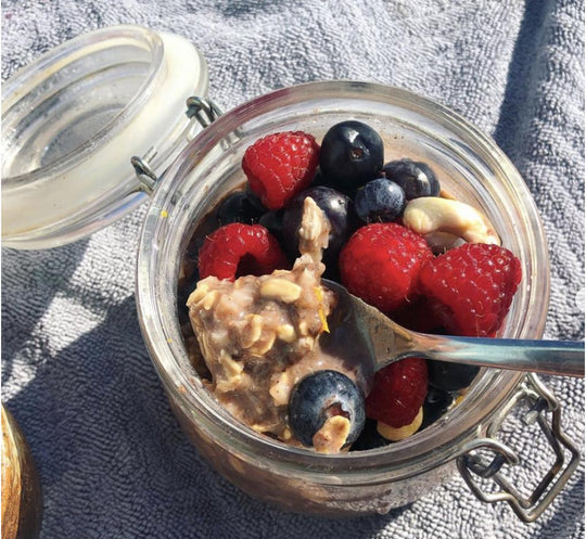 OVERNIGHT CHOKO OATS MED BLOMKÅL