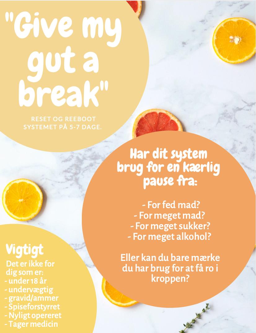 7 dages "gut break" program